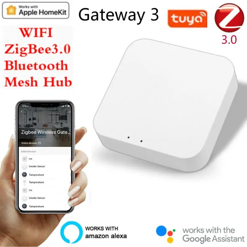 Hub inteligente multimodo ZigBee, WIFI, Bluetooth, malla, funciona con la aplicación para hogares de Apple y Homekit