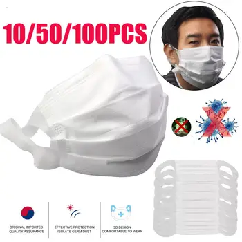 

Disposable Face Mask Anti Dust Personal Protect Mask 3Ply Ear Loop bacterial маски тканевые для лица