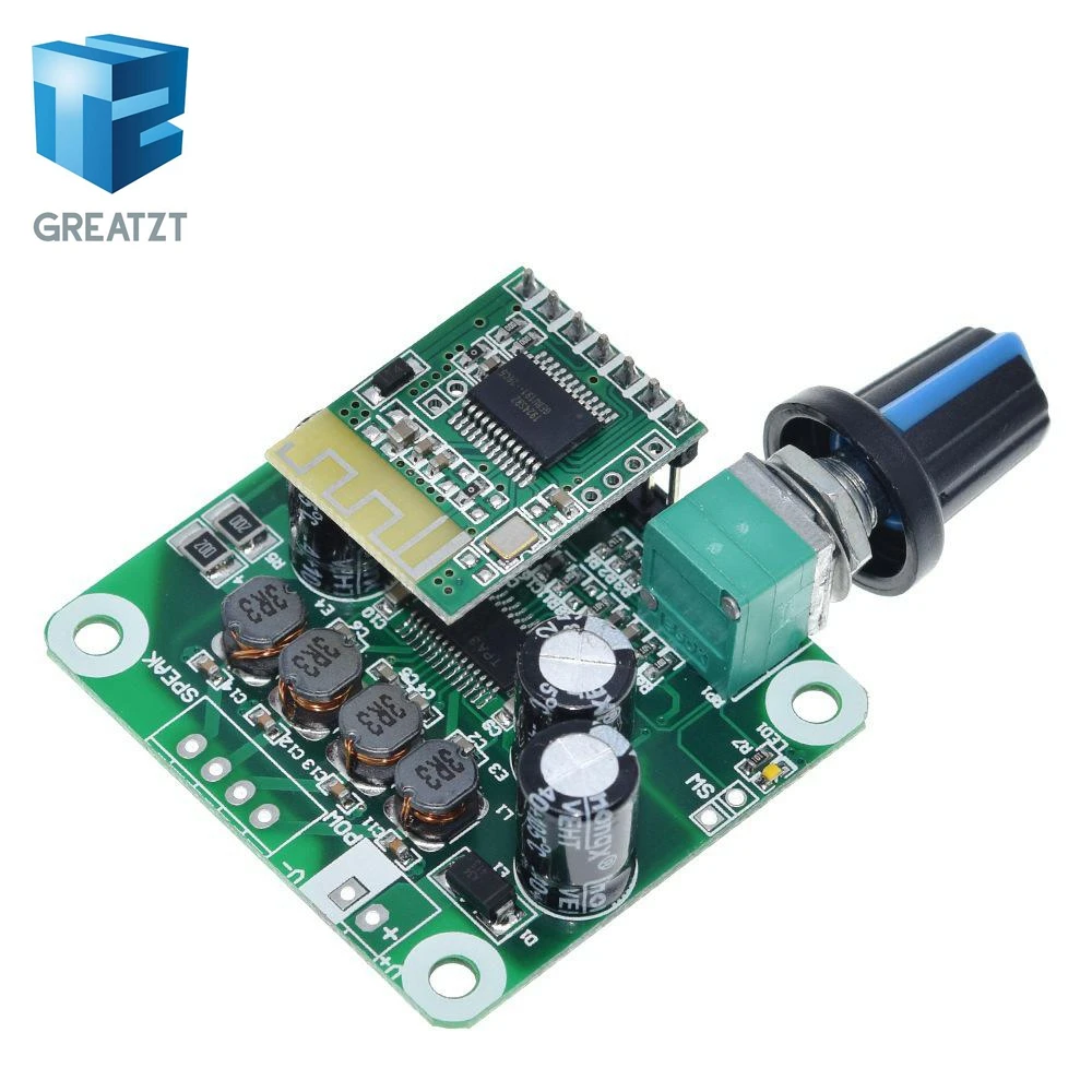 Bluetooth 4,2 TPA3110 15 Вт+ 15 Вт Цифровой стерео аудио Мощность модуль усилителя 12 V-24 V автомобиль для USB Динамик, Портативный Динамик - Цвет: TPA3110 15W 15W