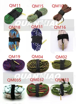 

Hunting Gun Bore Cleaner Snake.22 Cal.223 Cal.38 Cal& 5.56mm,7.62mm,12GA Rifle Cleaning Kit Tool Pistol Barrel Cal Snake Rope