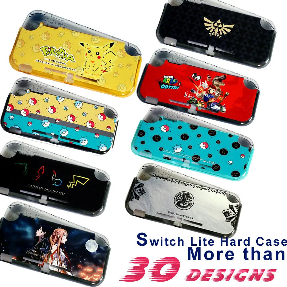Жесткий защитный чехол-накладка для пульта Nitendo Switch Lite с контроллером Joy-Con, прямая стыковка