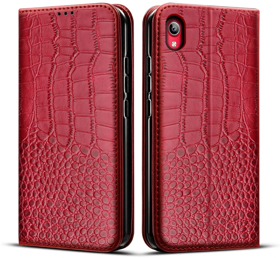 Luxury Flip Leather Wallet Phone Case with Bumper Protection