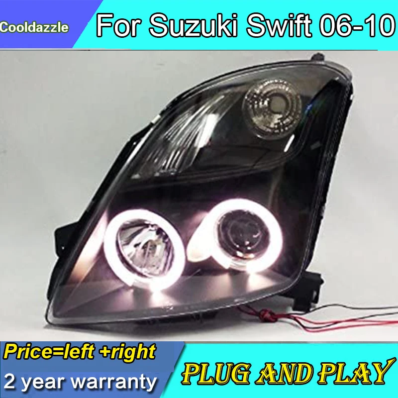 Для SUZUKI 2006-2010 год светодиодсветодиодный фары глаза ангела Swift | Автомобили и