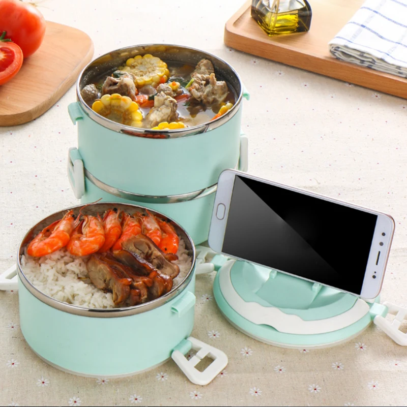 1 шт. термоконтейнер для ланча из нержавеющей стали Bento, японский контейнер для еды, изолированный Ланч-бокс, термоконтейнер для еды для школы, высокое качество