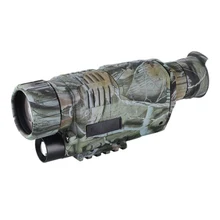 Инфракрасные Монокуляры с цифровым ночным видением, полностью темные, 5X40, диапазон 400 м, Монокуляр, оптика, телескоп, камера для охоты, наблюдения