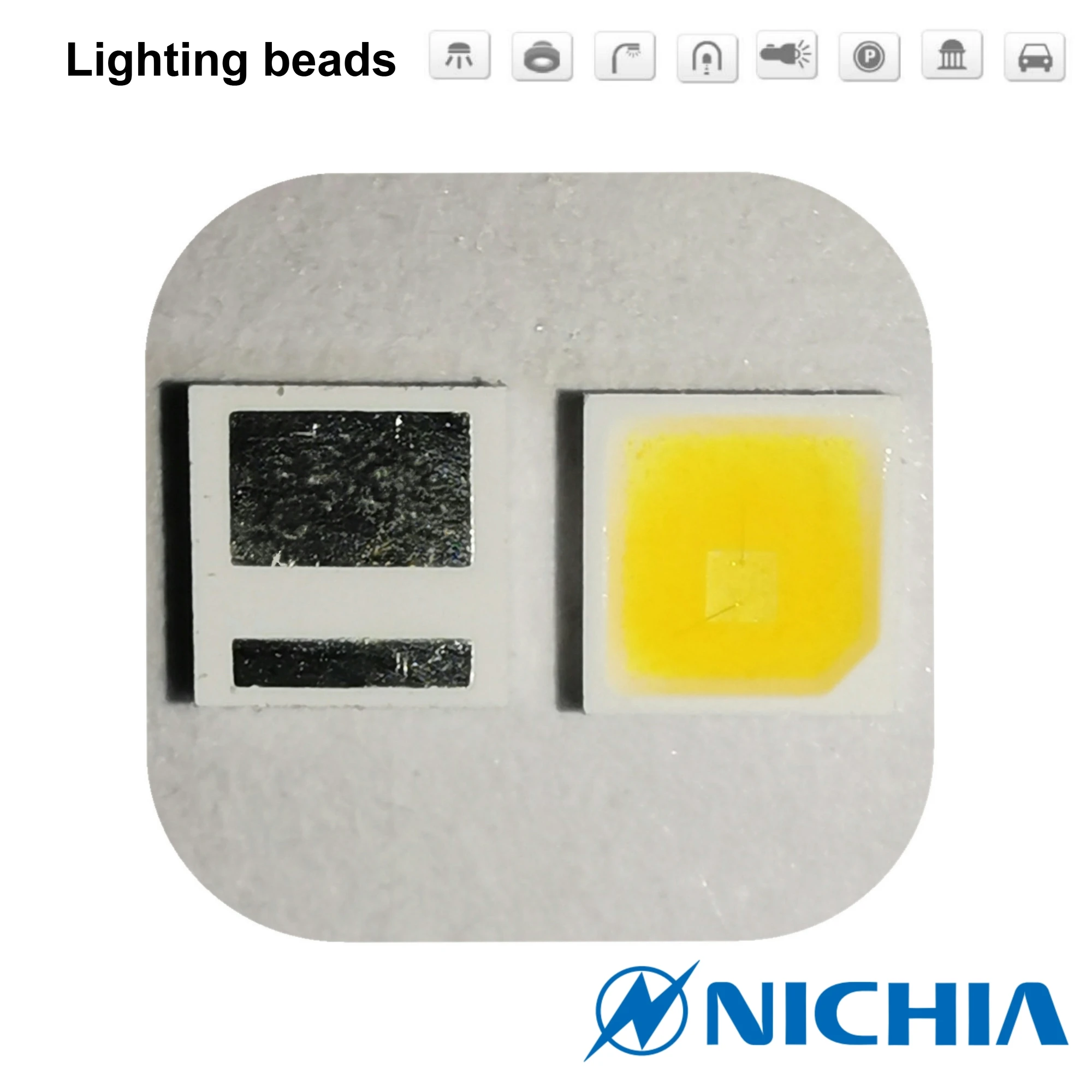 

5000pcs SMD LED beads NICHA 3030 4000K CRI 80-85 Chip 1W 3V-3.4V 350MA 120LM naturally white warm full power one Watt