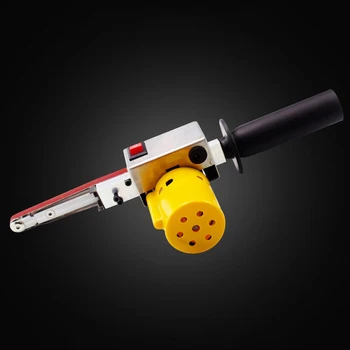 

Handheld Electric Belt Sander Mini Sanding Machine Angle Grinder with Sanding Belt for Sanding Polishing Micro Polishing Machine