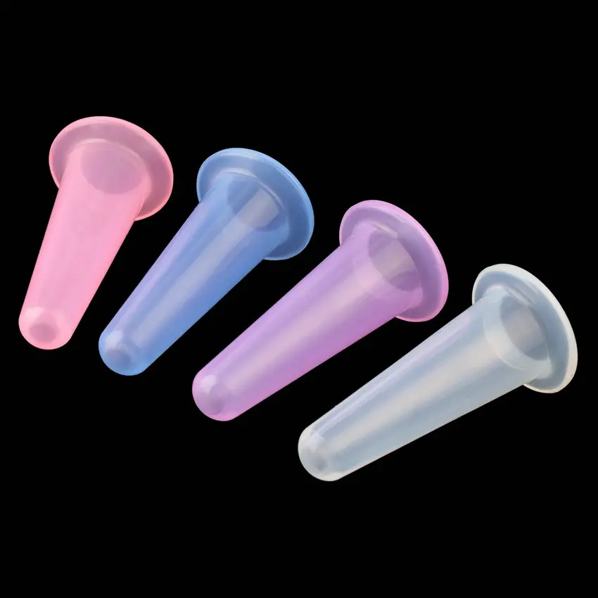 

New 2017 1pc Silicone Massage Vacuum Body and Facial Cup Anti Cellulite ancient Chinese Cupping Therapy NO.3 37mm*80mm 4 color