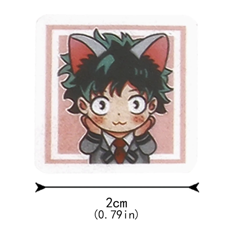 Аниме мой герой Academy Midoriya izku стикер Косплей ПВХ наклейка на телефон все. Might стикер классический