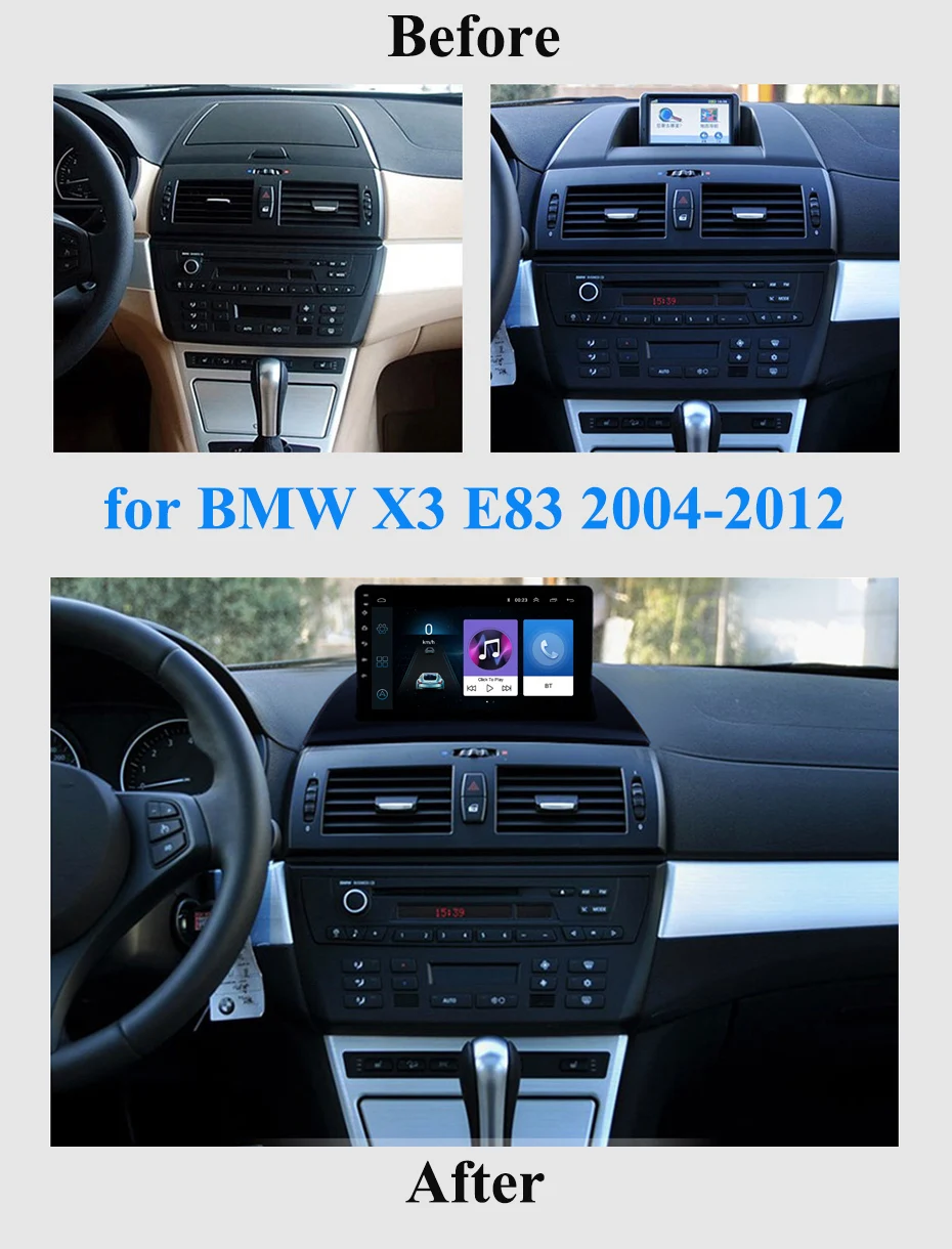 Для BMW X3 E83 2004-2012 автомобильный Радио Мультимедиа Видео плеер Navi gps Android 8,1 аксессуары SWC BT wifi седан без dvd