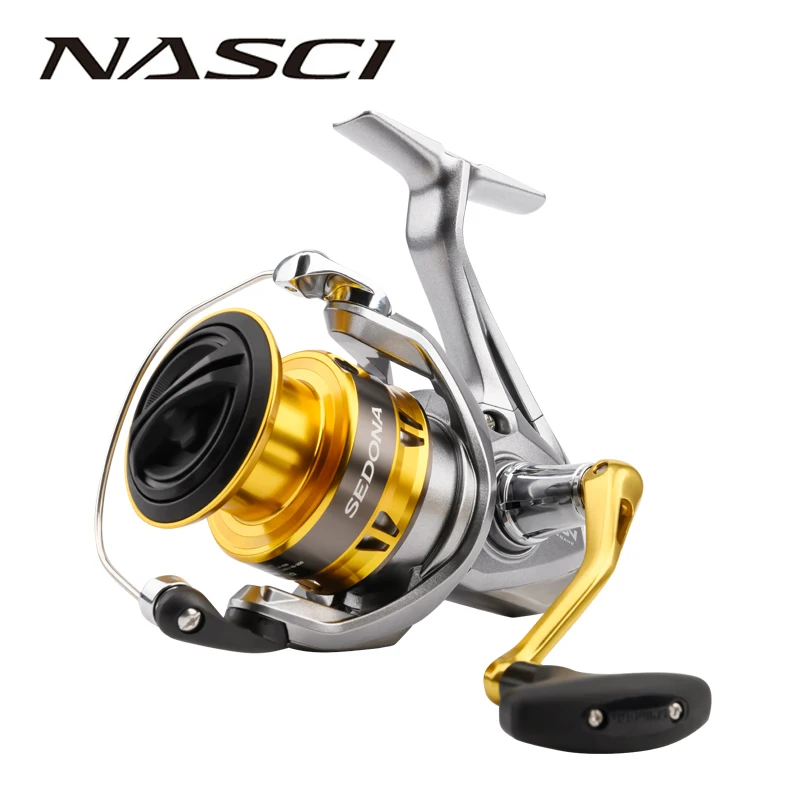 SHIMANO NASCI 500 1000 2000 2500 3000 4000 5000 Gear Ratio 5.0:1 6.2:1  Aluminium Spool Ultra Light Saltewater Fishing Reels