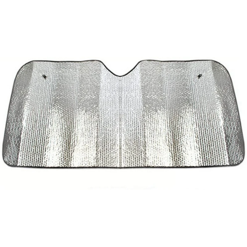 Автомобильный солнцезащитный двухсторонний козырек от солнца из алюминиевой