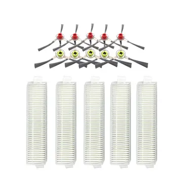 

For ECOVACS Deebot Slim DA60 Robot Vacuum Cleaner Parts Accessories Kit Durable HEPA Filter Side Brushes