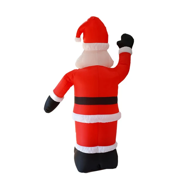 2.4M Christmas Inflatable Model Toys Santa Claus Waving Hand for Garden Yard Home Party Decoration Xmas Props New Year Gift 5