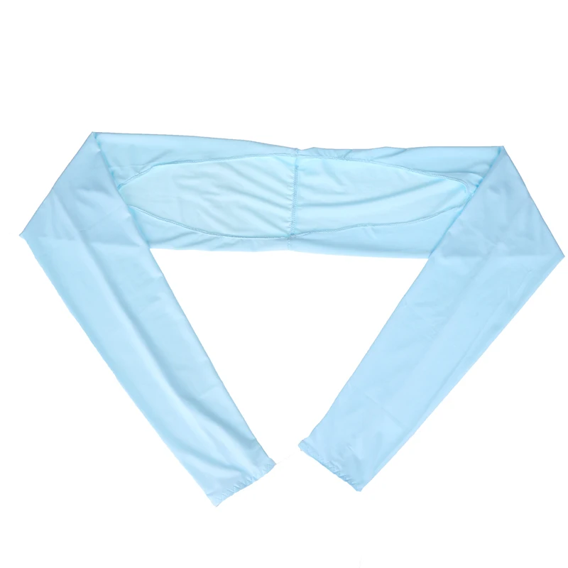 Light Blue Рукав для защиты от солнца, теплые перчатки для рук с камуфляжным принтом, длинные перчатки для гольфа, велоспорта - Цвет: Light Blue