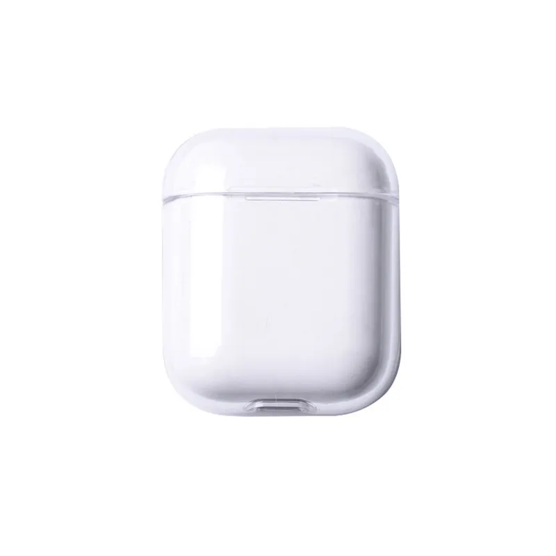 1 шт для Airpods чехол прозрачный защитный чехол Коробка Сумка Bluetooth гарнитура чехол ударостойкий вкладыши чехол Водонепроницаемый - Цвет: Transparent