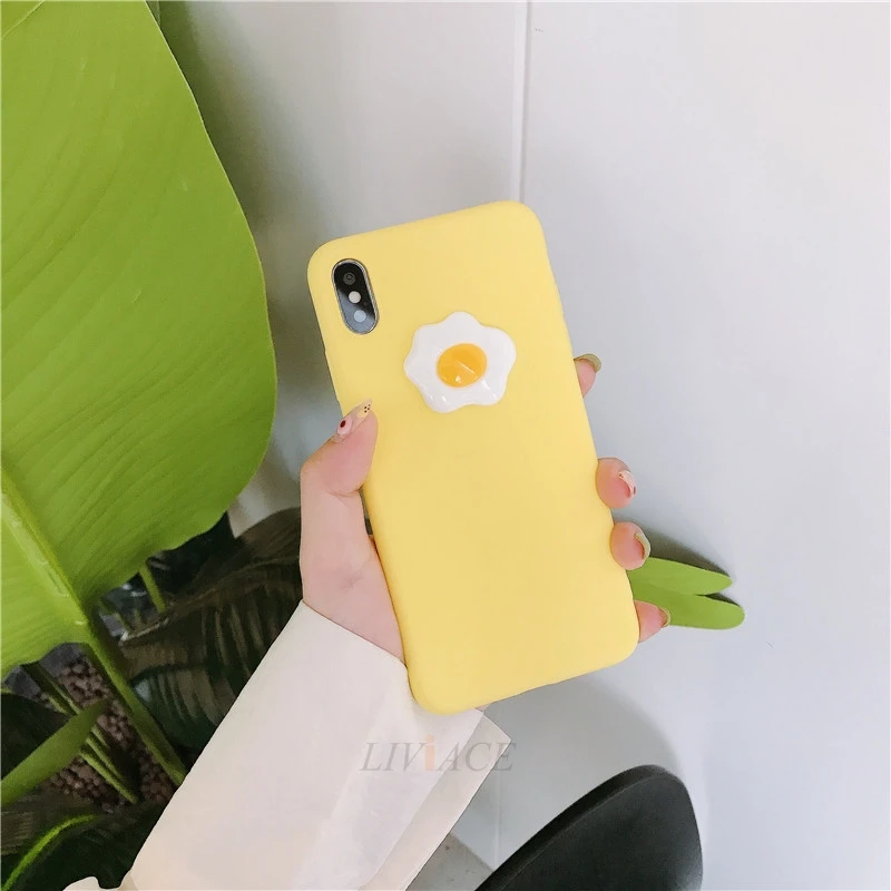 Забавный 3D яйцо силиконовый чехол для телефона на huawei p smart plus z y9 y7 y6 y5 prime pro Симпатичные, из мягкого ТПУ задняя крышка