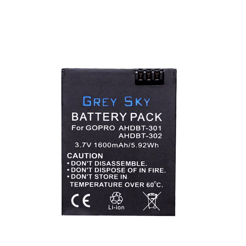 AHDBT-201/301 Camera Battery For Gopro Hero 3 3+ Battery ahdbt 301
