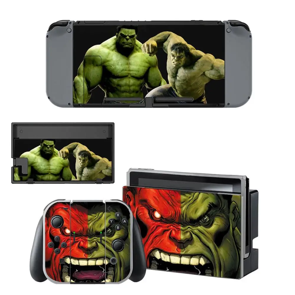 Мстители, супер герой, rend Switch Skins, наклейка nintendo switch для консоли nintendo Switch Joy-con, контроллер