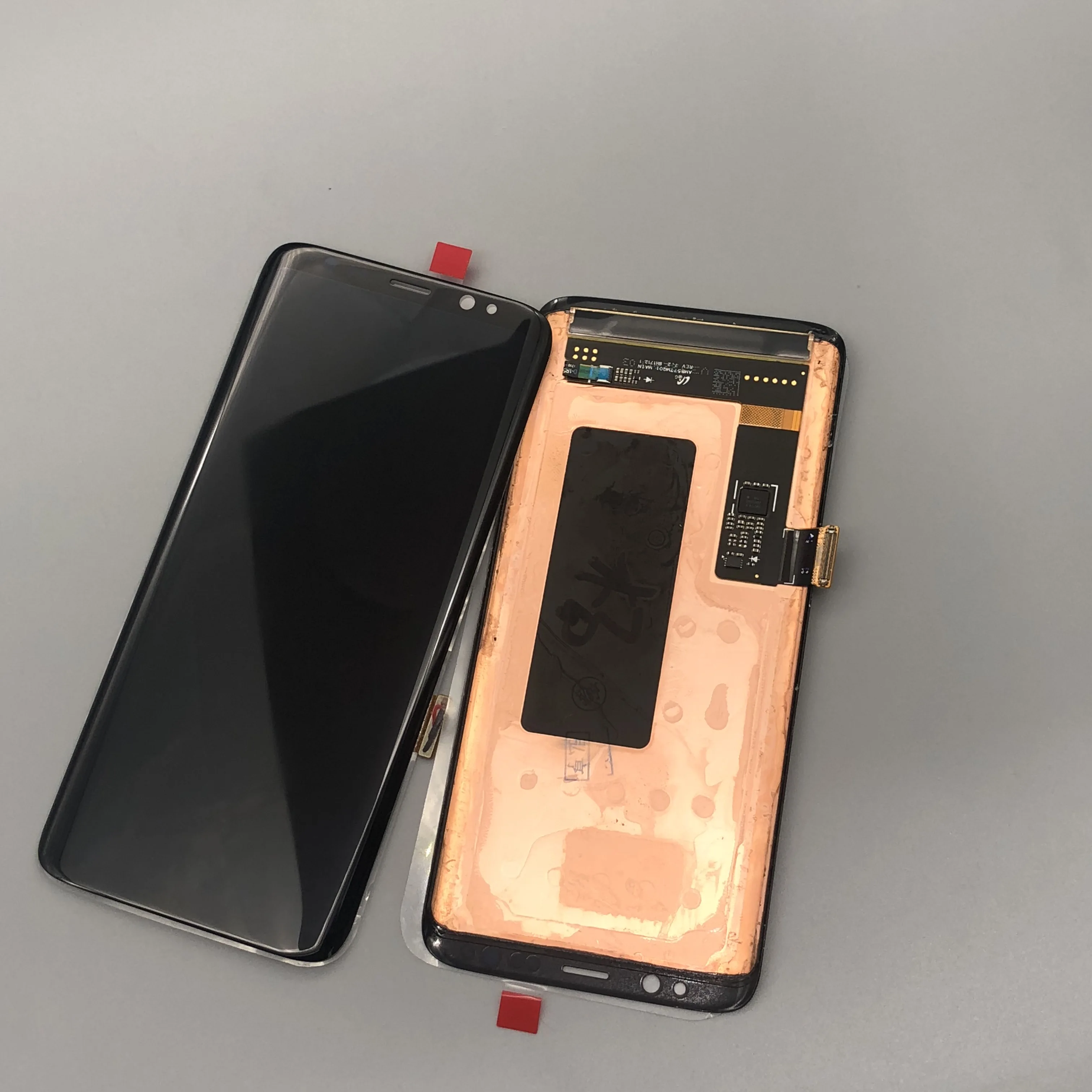 OEM ЖК-экран и дигитайзер в сборе запасные части для samsung Galaxy S8 G950 G950F G950V G950T-черный - Цвет: black