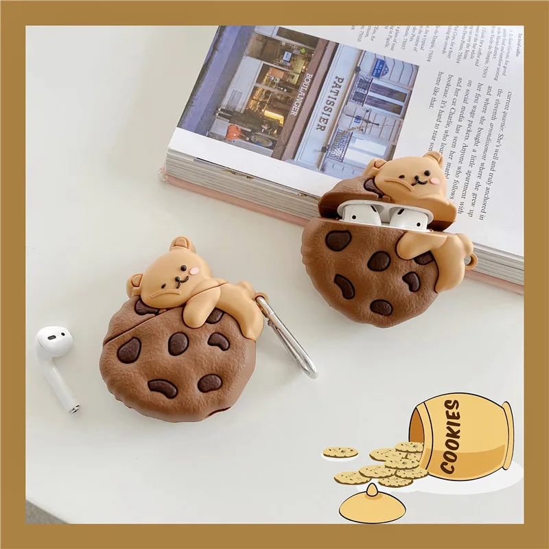 Kawaii Chocolate Chip Earphone Protective Case