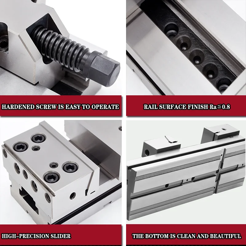 Precision Bench Vise Work Bench 4/5/6Inch Clamp Machine Large Opening Fixture Apply to Various CNC Equipment Machining  Center 6
