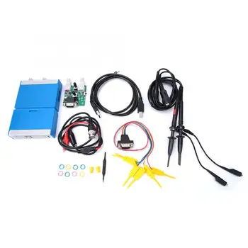 

Digital Virtual Handheld Oscilloscope Dual Channel Oscilloscope Support for PC 20MHz Bandwidth 50M with Logic Analysis