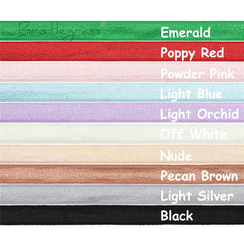 5 ярдов эластичная повязка на голову 3/8 дюйма 10 мм|elastic headbands|satin bandheadband elastic |