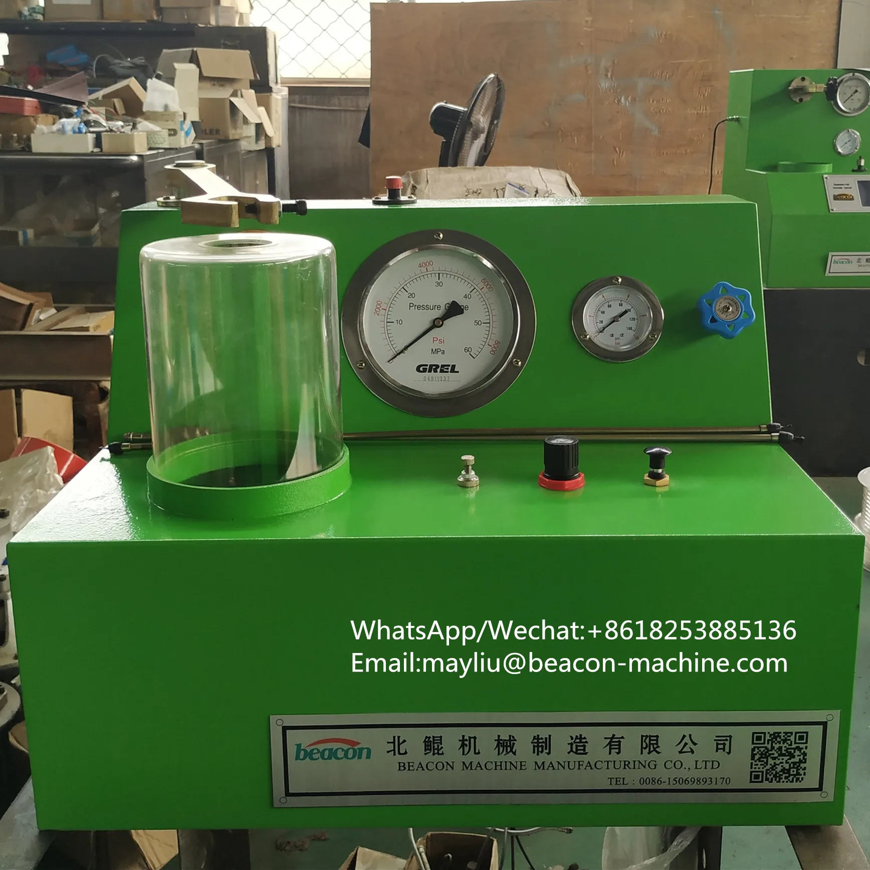 

High Quality PQ400 double springs diesel injector nozzle tester