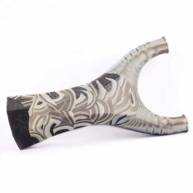 Рогатка охотничья ABS пластиковая катапульта с плоской резиновой лентой для