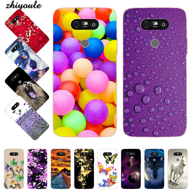 Чехол для Coque LG G5 силиконовый чехол из ТПУ мягкий с 3D рисунком H850 чехлы оболочка