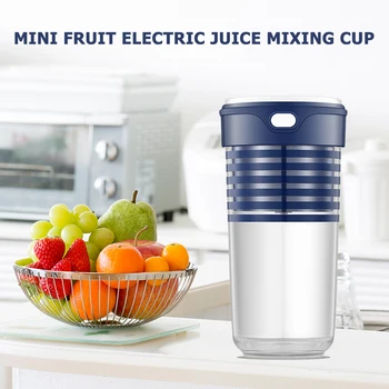 

Portable Mini Juicer Rechargeable Mini Portable Juice Cup Electric USB Smoothie Blender Fruit Cup Mixer Maker