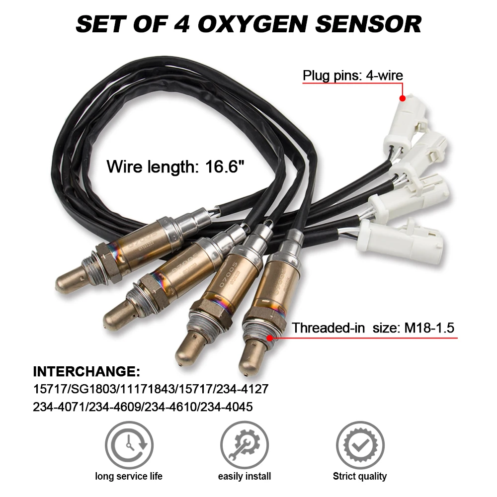 Traseiro para Ford - a Jusante do Carro Embalar Acima Oxigênio Sensor Dianteiro Mercury Grand Marquis Lincoln Navigator 4 o2 7 mercury grand marquis lincoln navigator