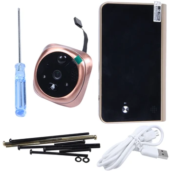 

4.3 Inch Wifi Peephole Doorbell Video Visual Intercom Smart Wireless Security Doorbell 720P Camera Night-Vision