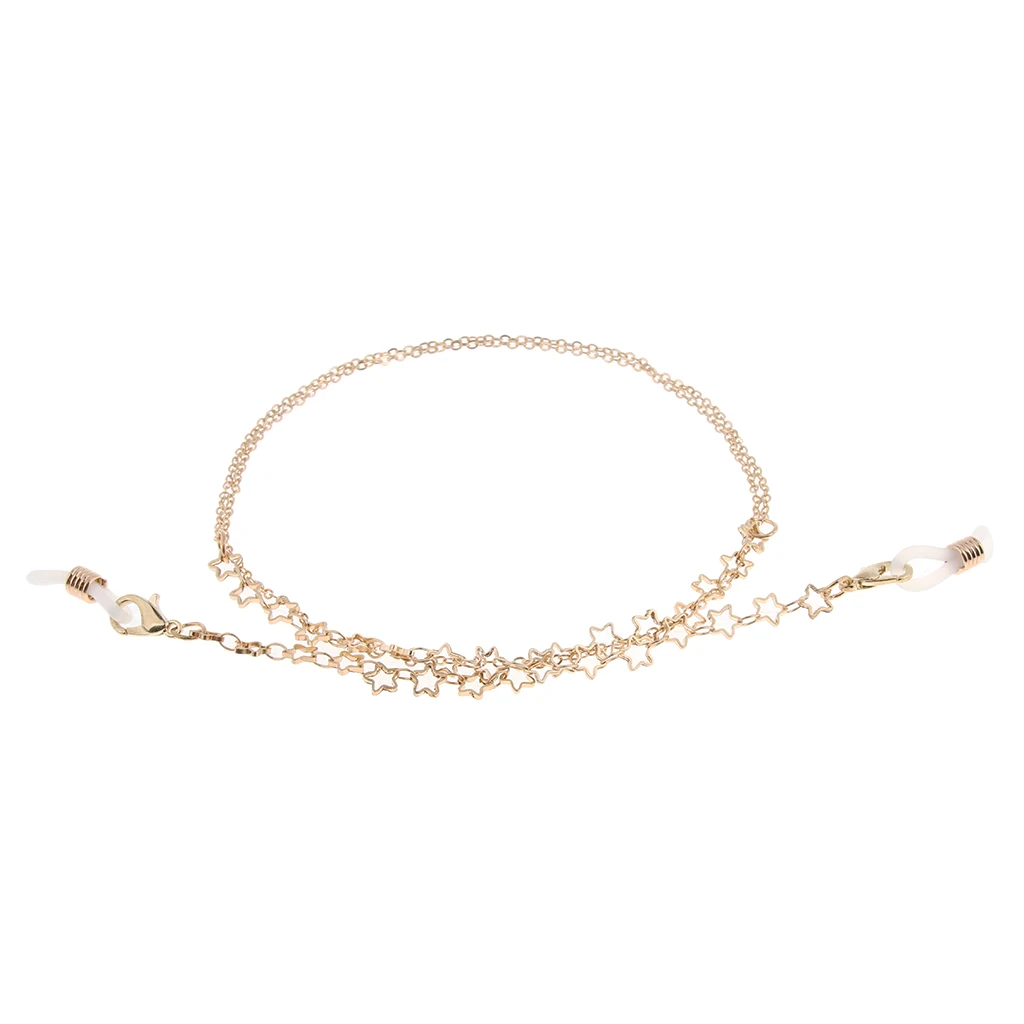 Elegant Anti-slip Eyeglasses Chains Safety Sunglasses Reading Glasses Cord Strap Holder for Men Women Sports Travelers Drivers