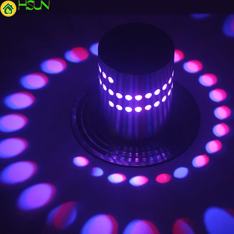 Lamp Originality Led Modern Aluminum Wall Decoration Wall Lamp Ktv Bar Corridor Hallway Aisle Lamp Spiral Lamp Opening Type