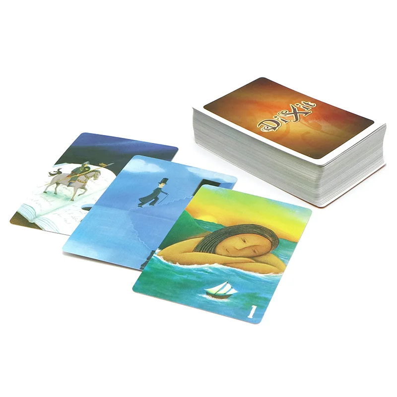 Dixit 1+ 2+ 3+ 4+ 5+ 6+ 7+ 8 карточная игра 672 карт деревянные кролики детские игрушки для семьи вечерние настольные игры русская и английская настольная игра