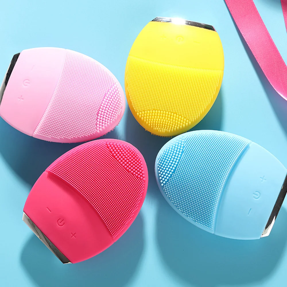 Face-Massager Skin-Cleanser Remove Blackhead-Pore Ultrasonic Electric Silicone USB 1pcs