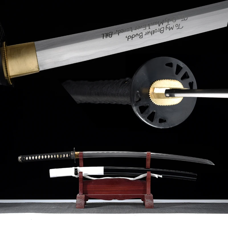 Японский Катана настоящая пластичный монтаж ручная работа мечи-катаны из фильме
