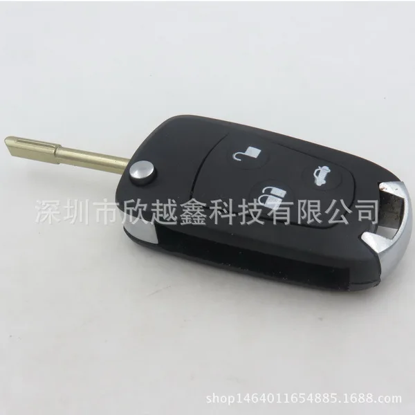 50 шт. 3 кнопки Uncut Refit удаленный складной чехол для выкидного ключа для Ford Focus KA Mondeo Fob Case