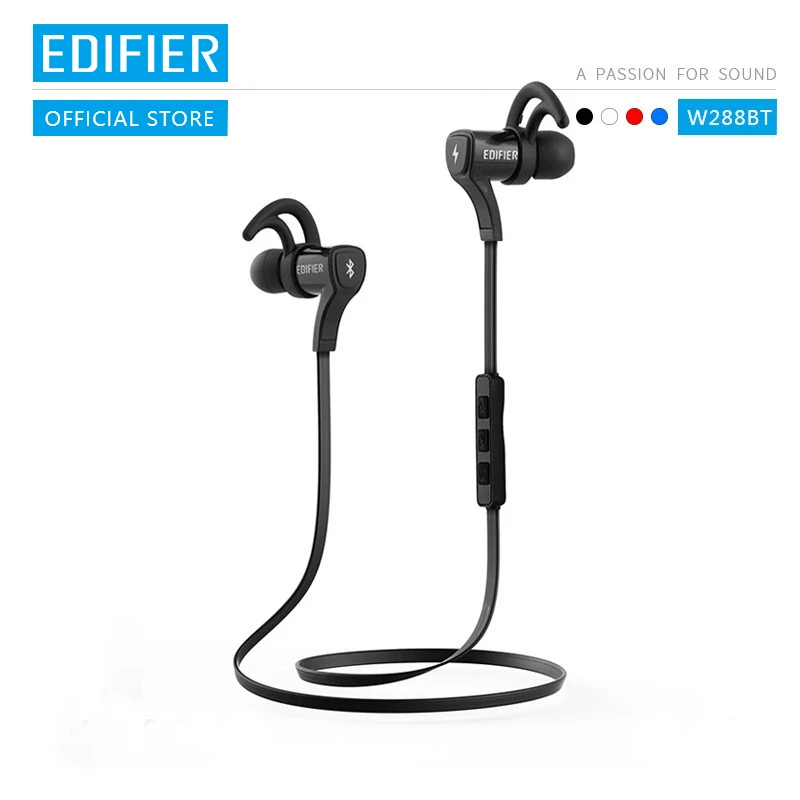 Беспроводные наушники EDIFIER W288BT Bluetooth 4 0 спортивные наушники-вкладыши для