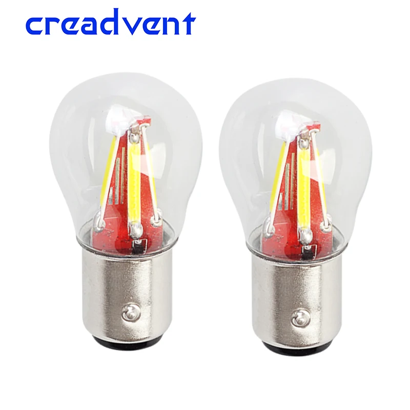 2 шт. 4 нити супер яркие светодиодные лампы 1157 BAY15D P21W/5W Автомобильные стоп