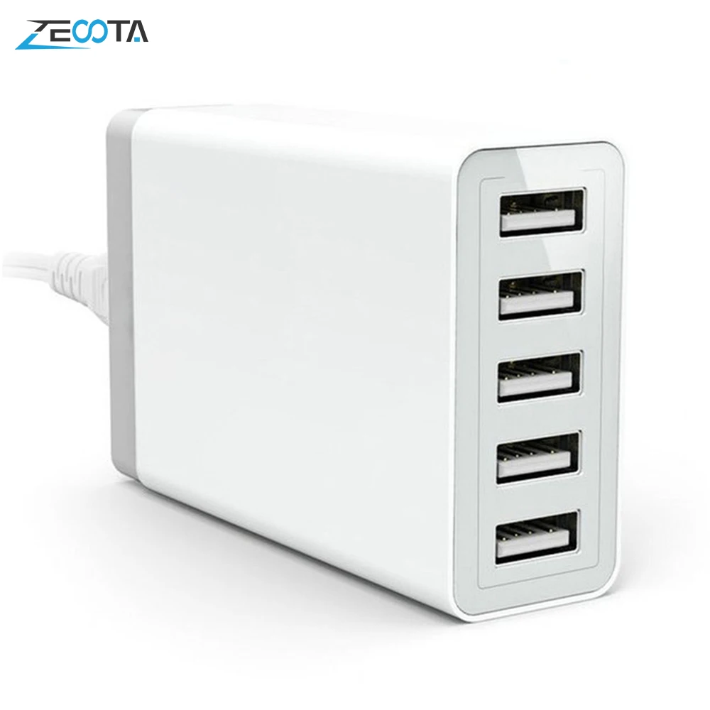 Смарт Мульти USB зарядное устройство 5 Путешествия стены адаптер 40 Вт 5В 8А США/ЕС/AU