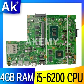 

Akemy X541UVK motherboard mainboard For Asus X541UVK X541UJ X541UV X541U F541U R541U laptop motherboard i5-6200 CPU 4GB RAM V2G