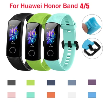 

Silicone Wrist Strap For Huawei Honor Band 5 Standard Version Smart Wristband Sport Replacement Women's Wrist Strap Bracelet