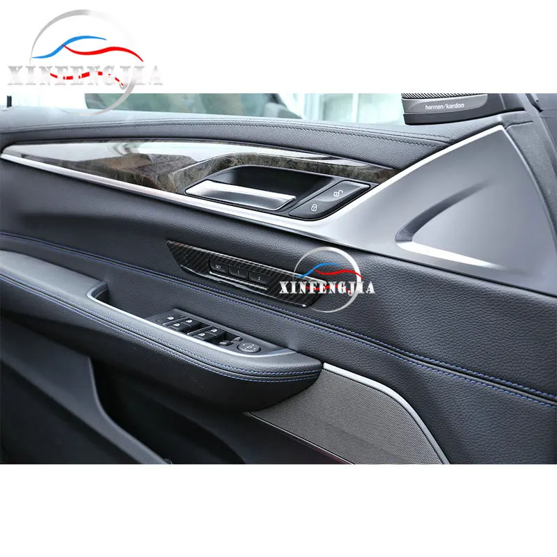 Для BMW 5 серии 6GT G32 G30 17-19 углеродное волокно цветное сиденье переключатель памяти Кнопка панель отделка