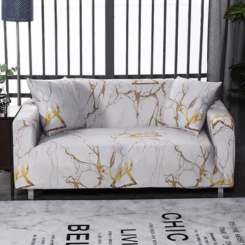 

Classical Geometric Printing Simple Sofa Cover All-inclusive Universal Cover Dark Sofa Cover Easy To Clean Dustproof Home New