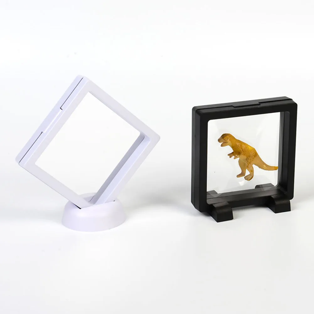 3 шт. квадратный чехол для шоу Прозрачный 3D плавающий Подарочный ящик хранения