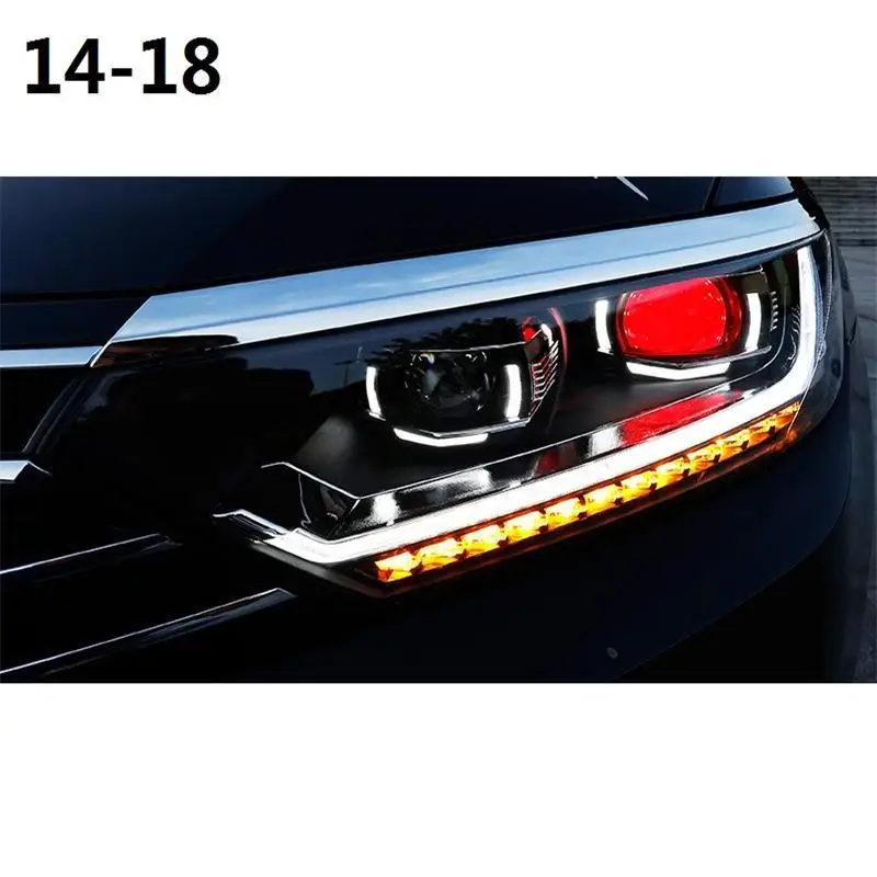 Автозапчасти Luces Led Para авто Drl аксессуары автомобильные лампы фары автомобильные фары в сборе 17 18 для Volkswagen Magotan
