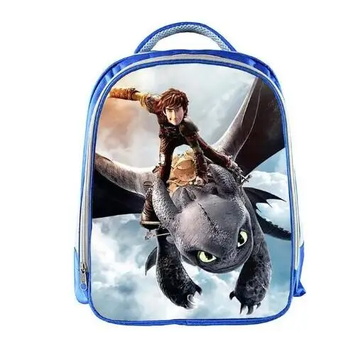 13inch How to Train Your Dragon Backpack Boys Cartoon Printed School